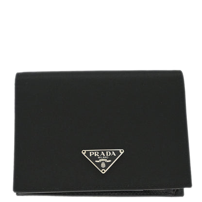 Prada Black Nylon Bifold Wallet