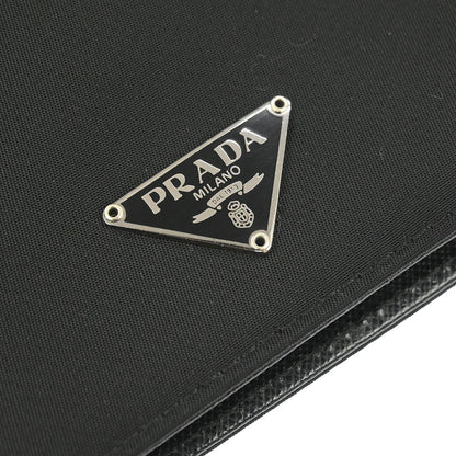 Prada Black Nylon Bifold Wallet