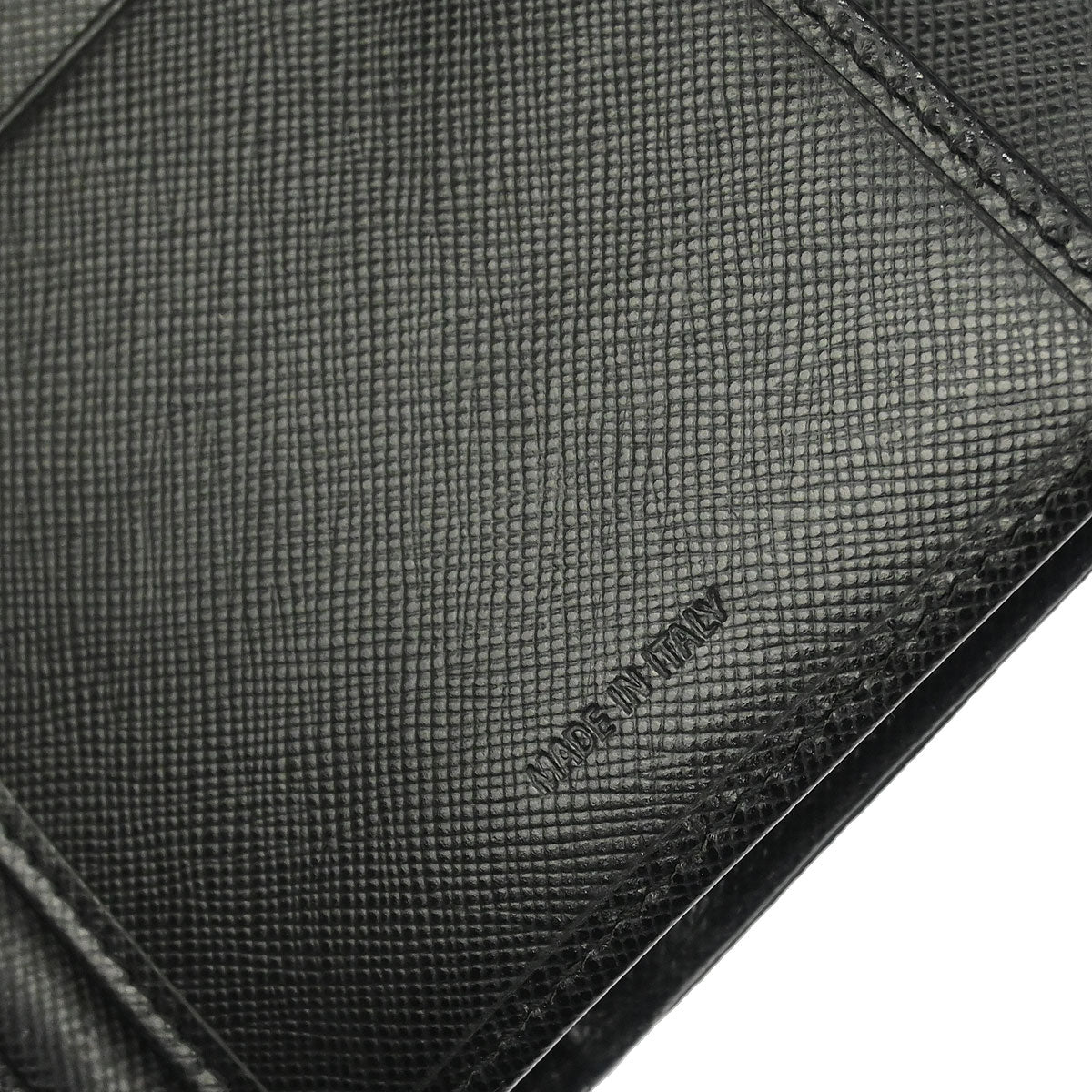 Prada Black Nylon Bifold Wallet
