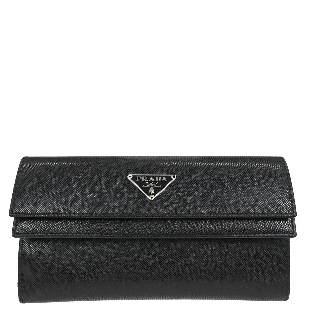 Prada Black Leather Wallet