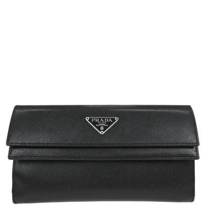 Prada Black Leather Wallet