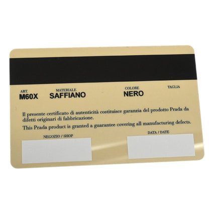 Prada Black Leather Wallet