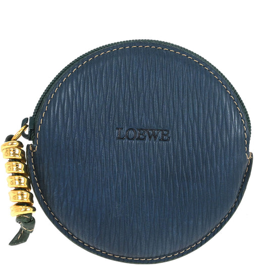 Loewe Blue Green Velasquez Coin Purse Wallet