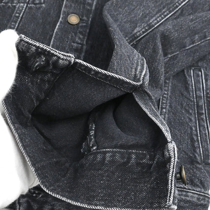 Saint Laurent 2018 Single Breasted Denim Jacket Black #M