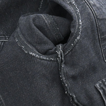 Saint Laurent 2018 Single Breasted Denim Jacket Black #M