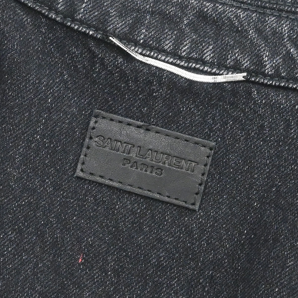 Saint Laurent 2018 Single Breasted Denim Jacket Black #M