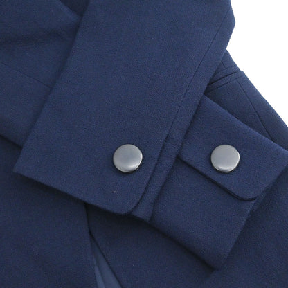 Christian Dior Single Breasted Collarless Jacket Navy #34–36