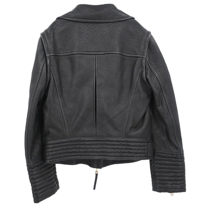 Louis Vuitton 2012 Single Breasted Lambskin Jacket Black #38