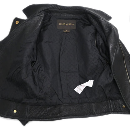 Louis Vuitton 2012 Single Breasted Lambskin Jacket Black #38