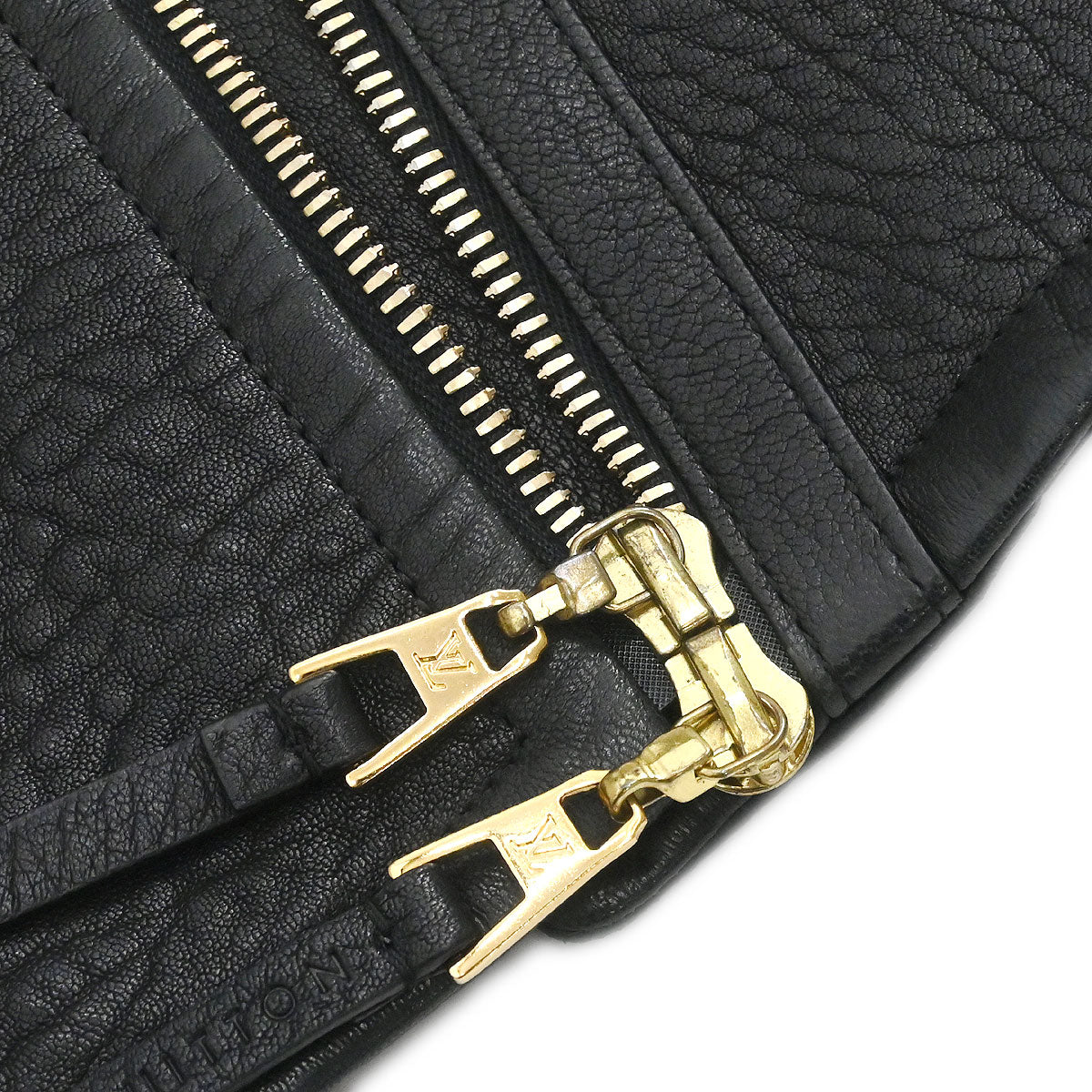 Louis Vuitton 2012 Single Breasted Lambskin Jacket Black #38