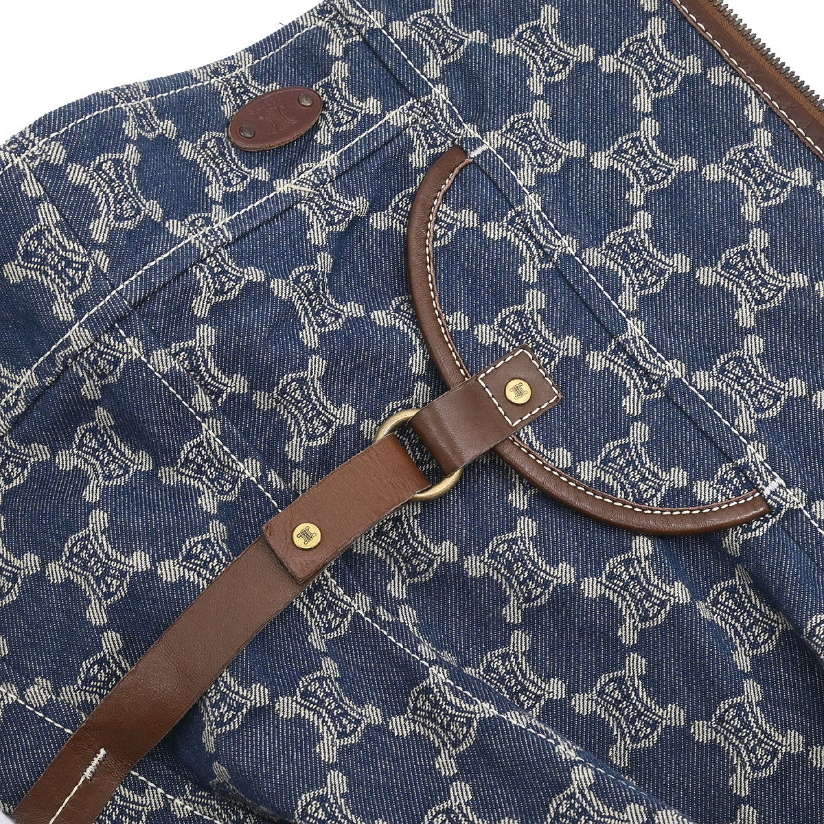 Celine Denim Sleeveless Jacket Vest Macadam Blue #40