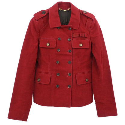 Gucci 2008 Double Breasted Jacket Red #40