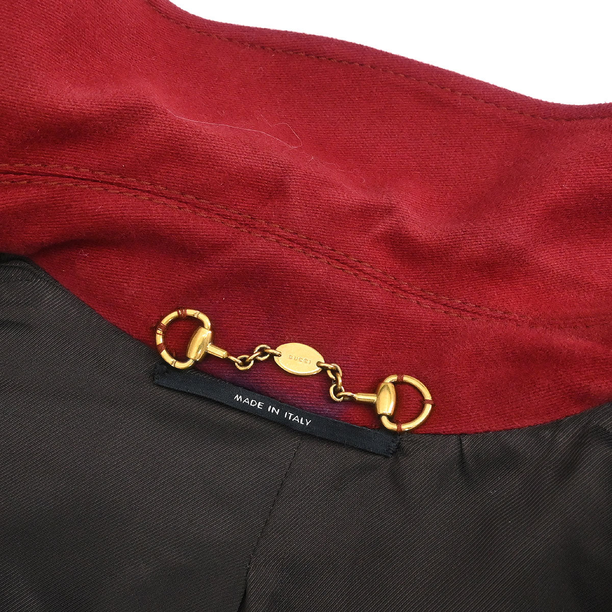 Gucci 2008 Double Breasted Jacket Red #40