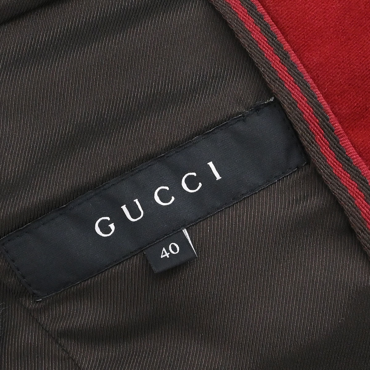 Gucci 2008 Double Breasted Jacket Red #40