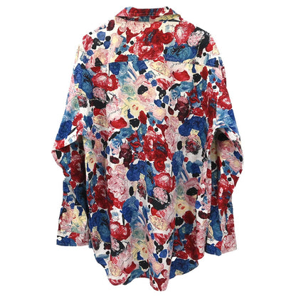 Chanel Shirt Blouse Red