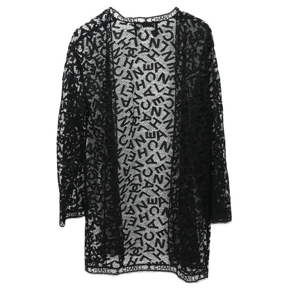 Chanel 1998 Lace Cardigan Black #36