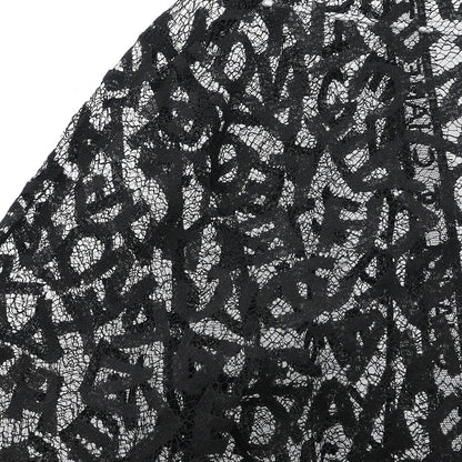 Chanel 1998 Lace Cardigan Black #36