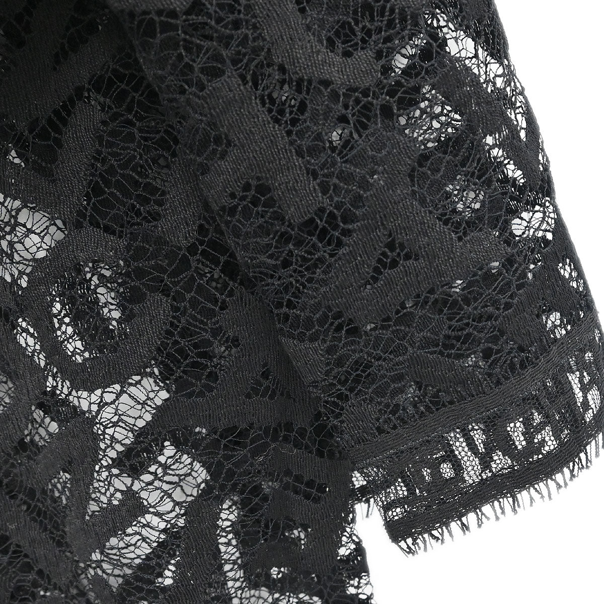 Chanel 1998 Lace Cardigan Black #36