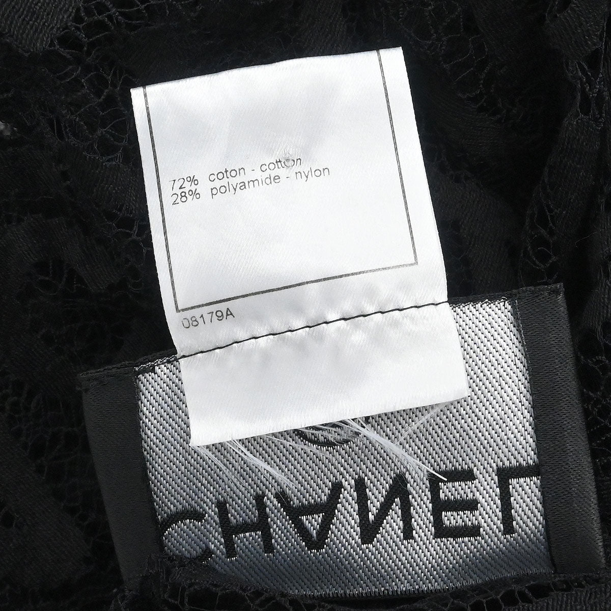 Chanel 1998 Lace Cardigan Black #36