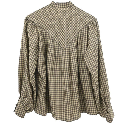 Christian Dior Shirt Blouse Brown #S