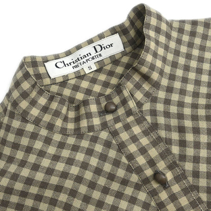 Christian Dior Shirt Blouse Brown #S