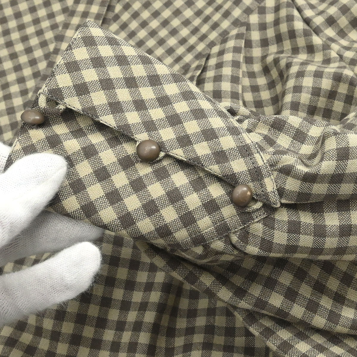 Christian Dior Shirt Blouse Brown #S