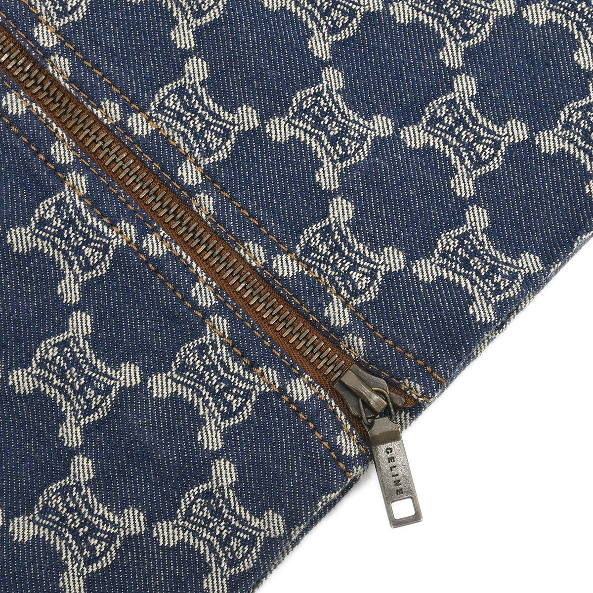 Celine Skirt Macadam Denim Blue #40