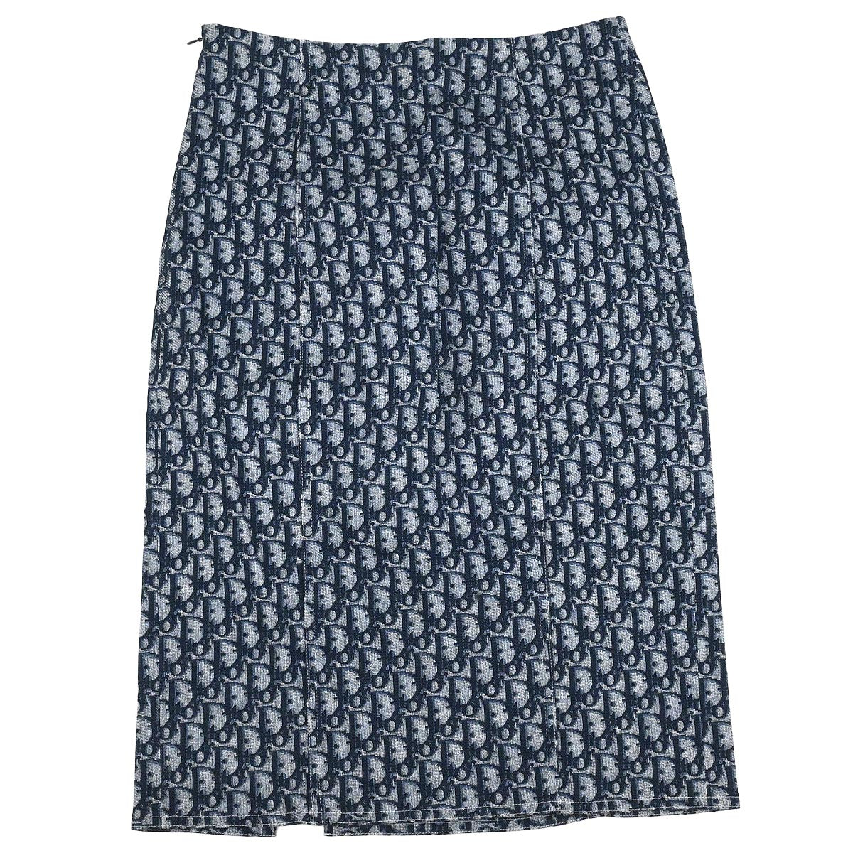 Christian Dior 2002 Trotter Skirt Navy #38