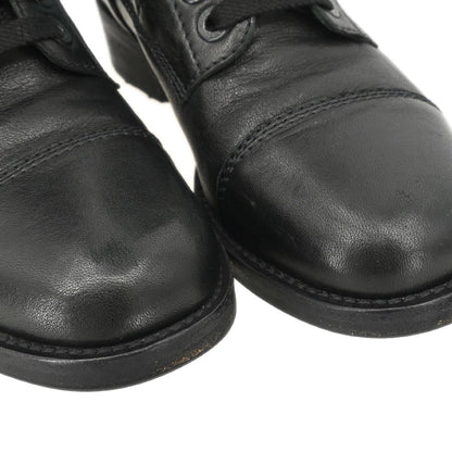 Chanel * Black Boots Shoes #36 1/2