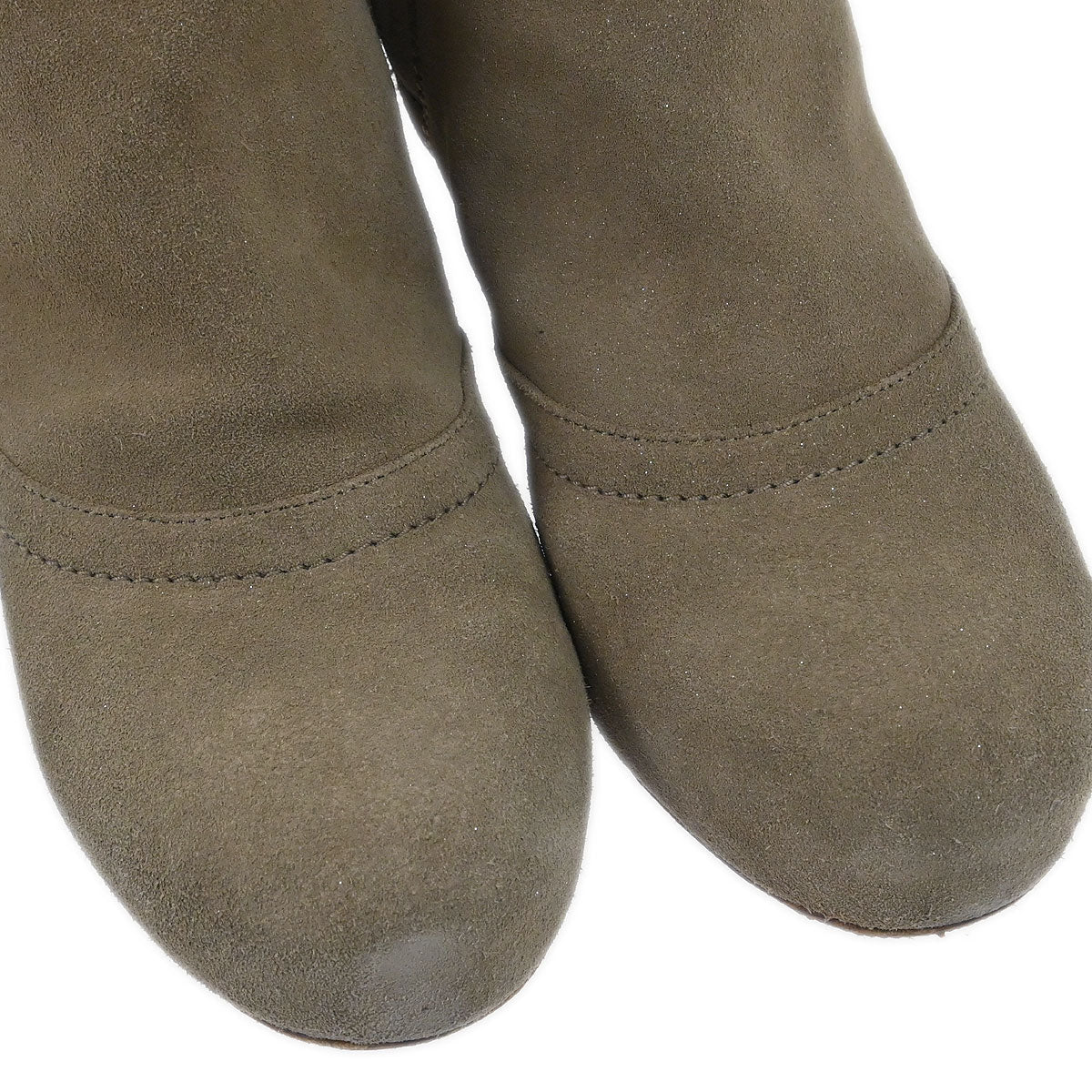 Chanel * Long Boots Beige Shoes #36C