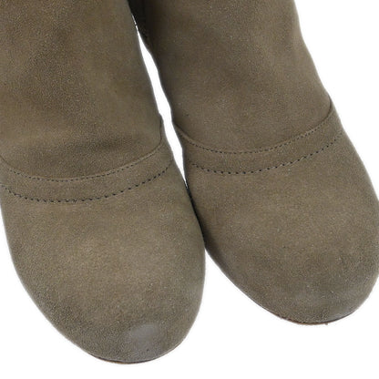 Chanel * Long Boots Beige Shoes #36C