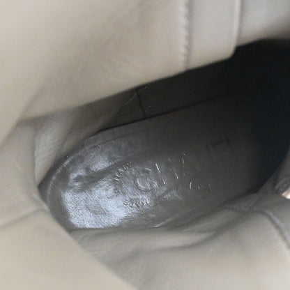 Chanel * Long Boots Beige Shoes #36C