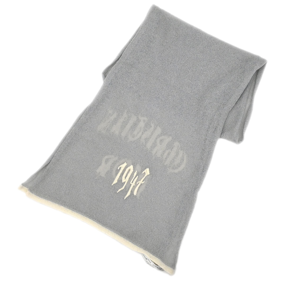 Christian Dior Gray Scarf Stole Small Good