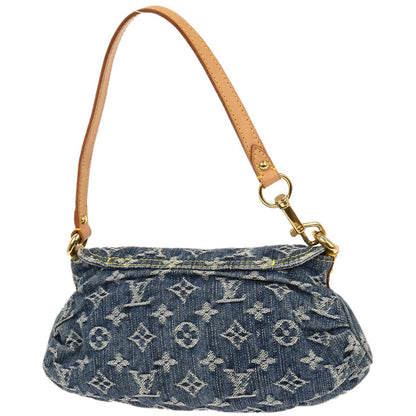 Louis Vuitton Blue Monogram Denim Mini Pleaty Handbag M95050