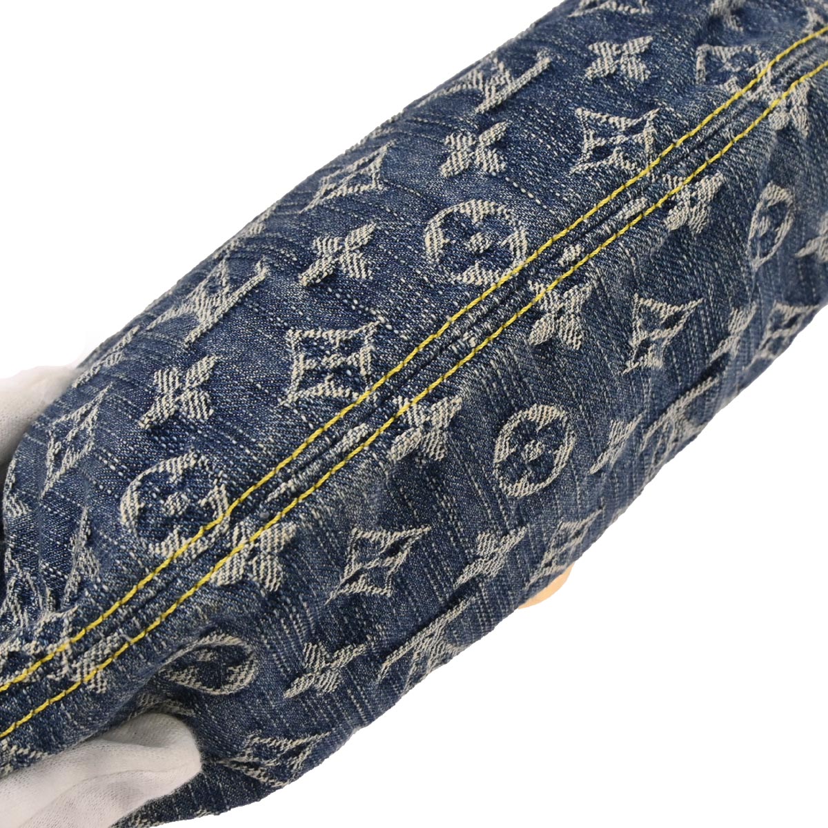 Louis Vuitton Blue Monogram Denim Mini Pleaty Handbag M95050