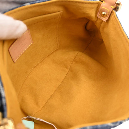 Louis Vuitton Blue Monogram Denim Mini Pleaty Handbag M95050