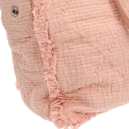 Chanel 2019 Light Pink Canvas Deauville 2way Shoulder Tote Bag