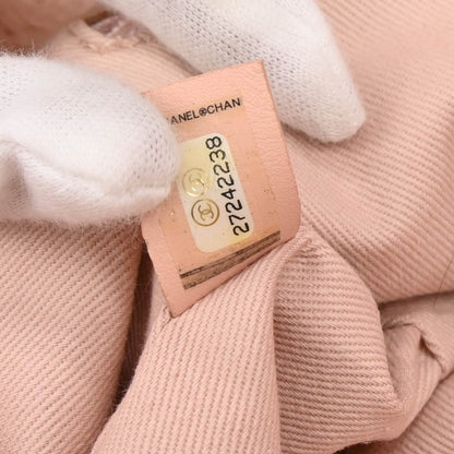 Chanel 2019 Light Pink Canvas Deauville 2way Shoulder Tote Bag