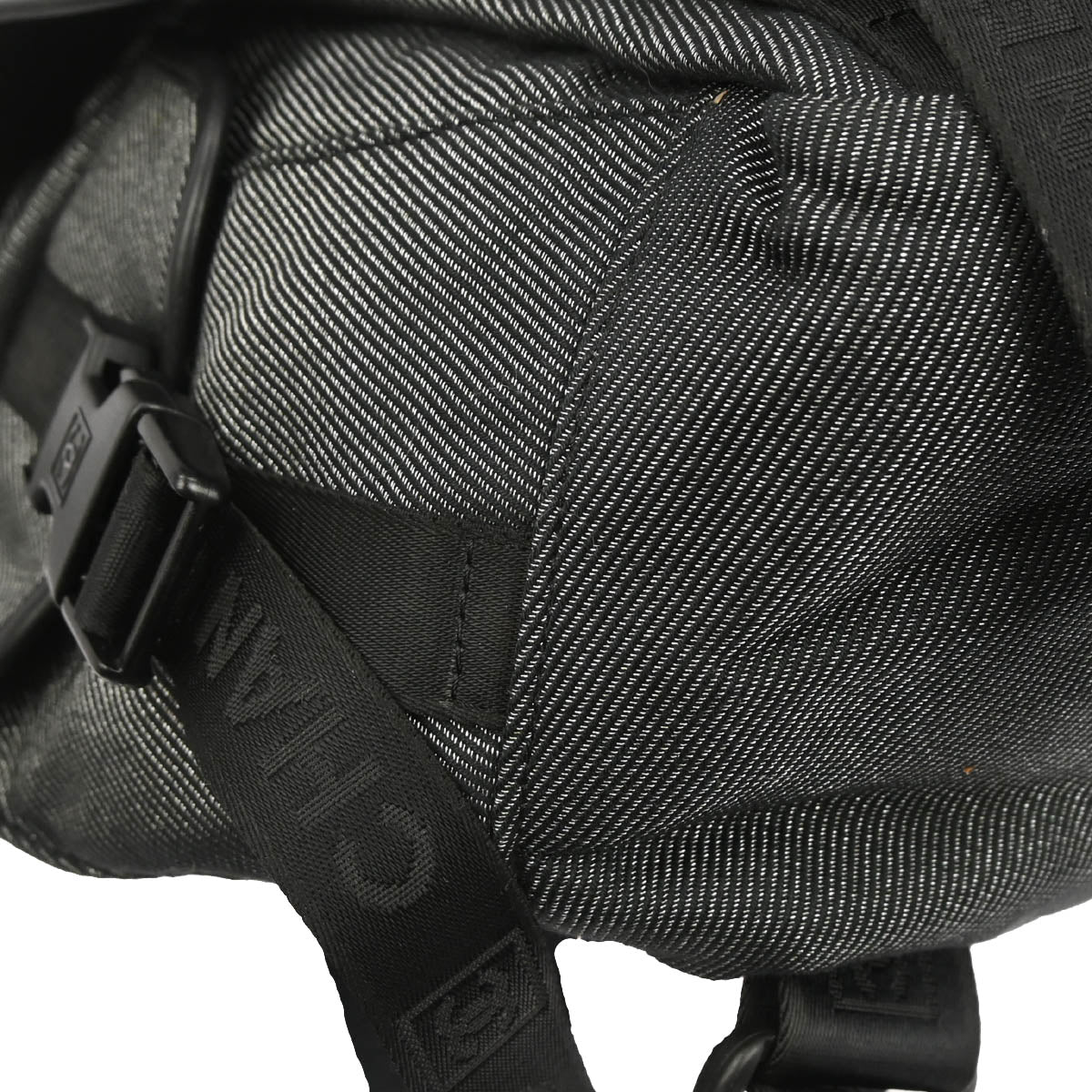 Chanel 2005-2006 Black Silver Canvas Sport Line Backpack