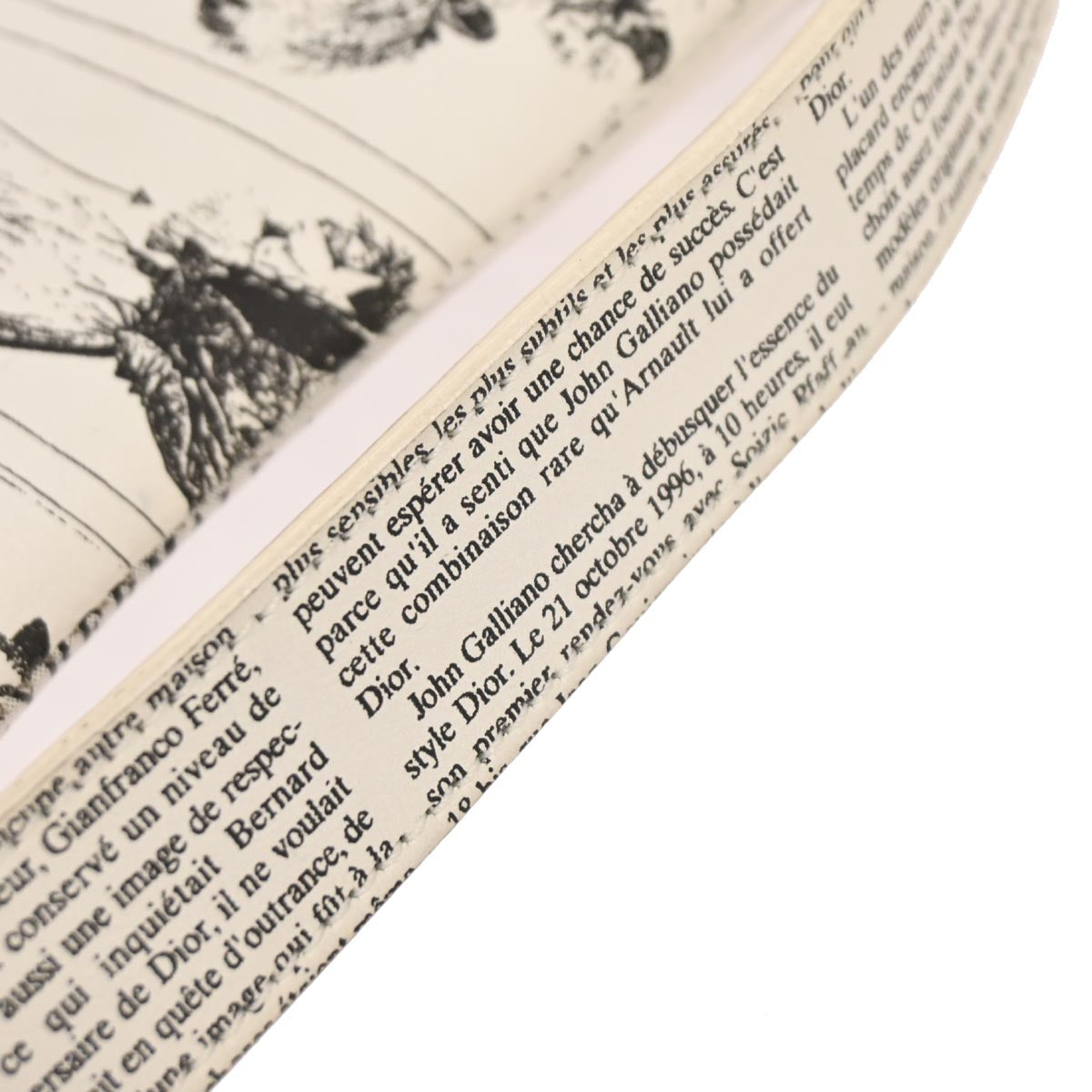 Christian Dior Newspaper Saddle Bag