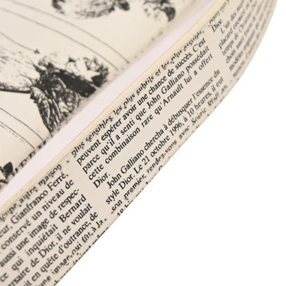 Christian Dior Newspaper Saddle Bag