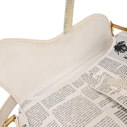 Christian Dior Newspaper Saddle Bag