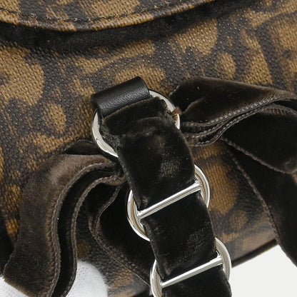 Christian Dior Brown PVC Trotter Romantic Handbag