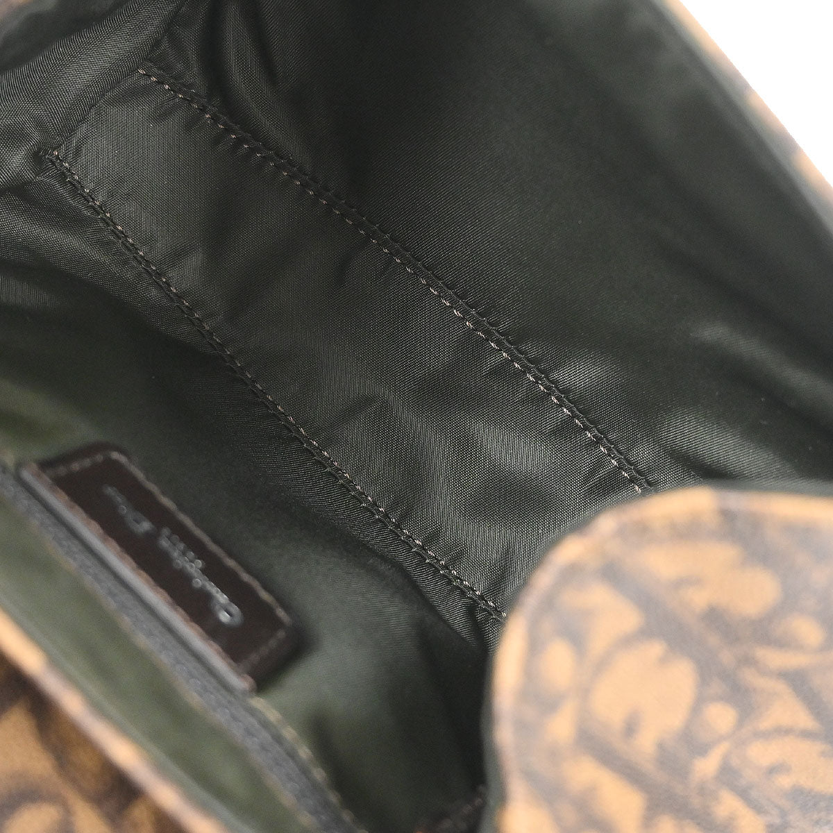 Christian Dior Brown PVC Trotter Romantic Handbag