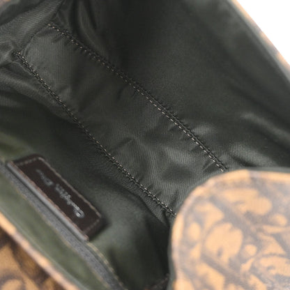 Christian Dior Brown PVC Trotter Romantic Handbag