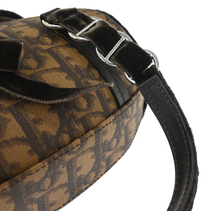Christian Dior Brown PVC Trotter Romantic Handbag