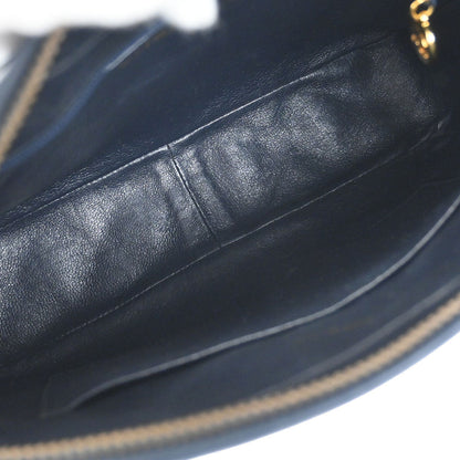 Chanel Navy Lambskin Shoulder Bag