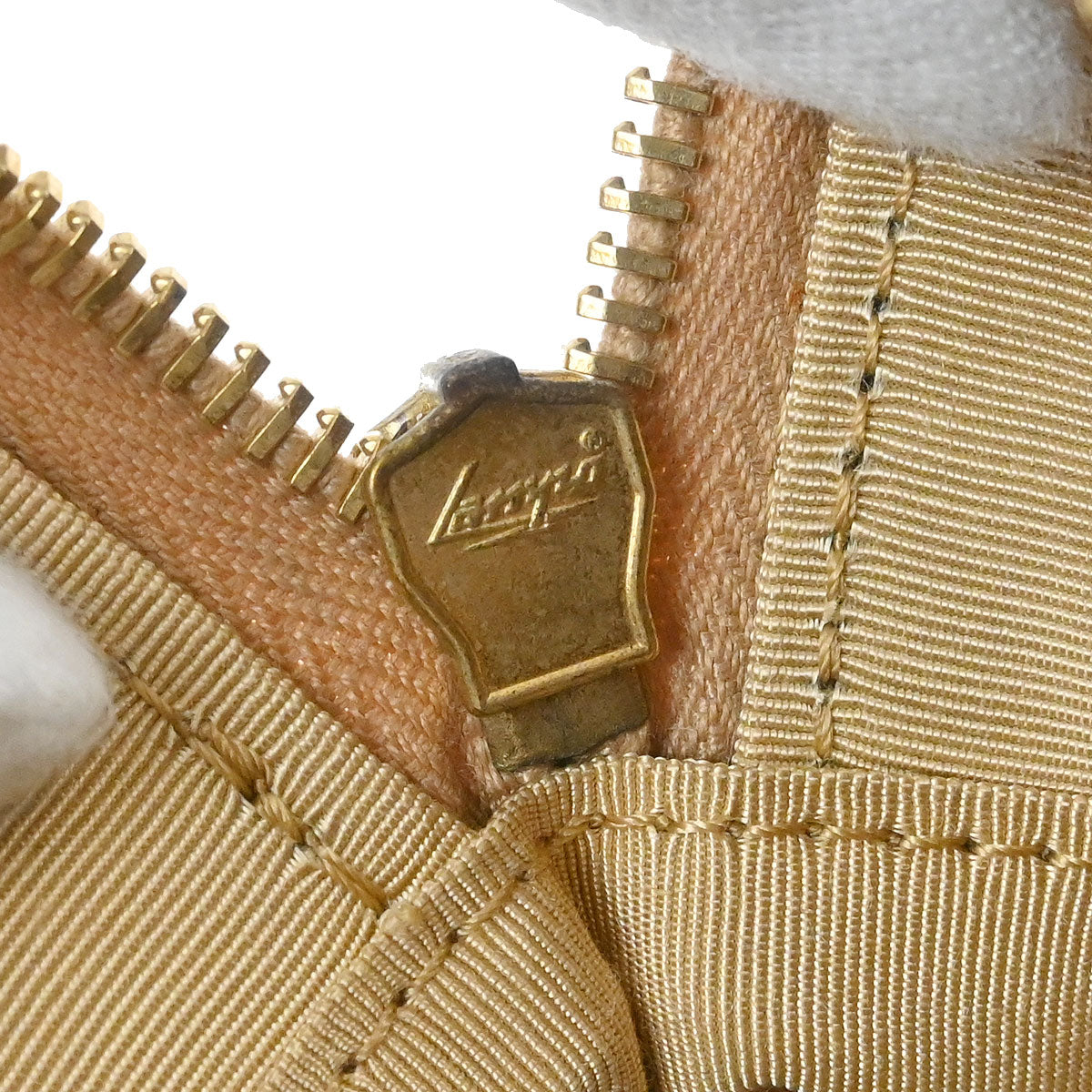 Chanel Beige Caviar Skin Bowling Bag 27