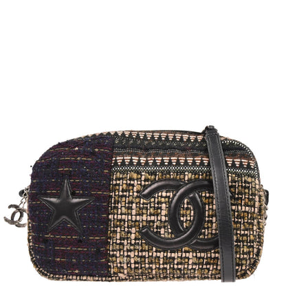 Chanel Black Tweed Shoulder Bag
