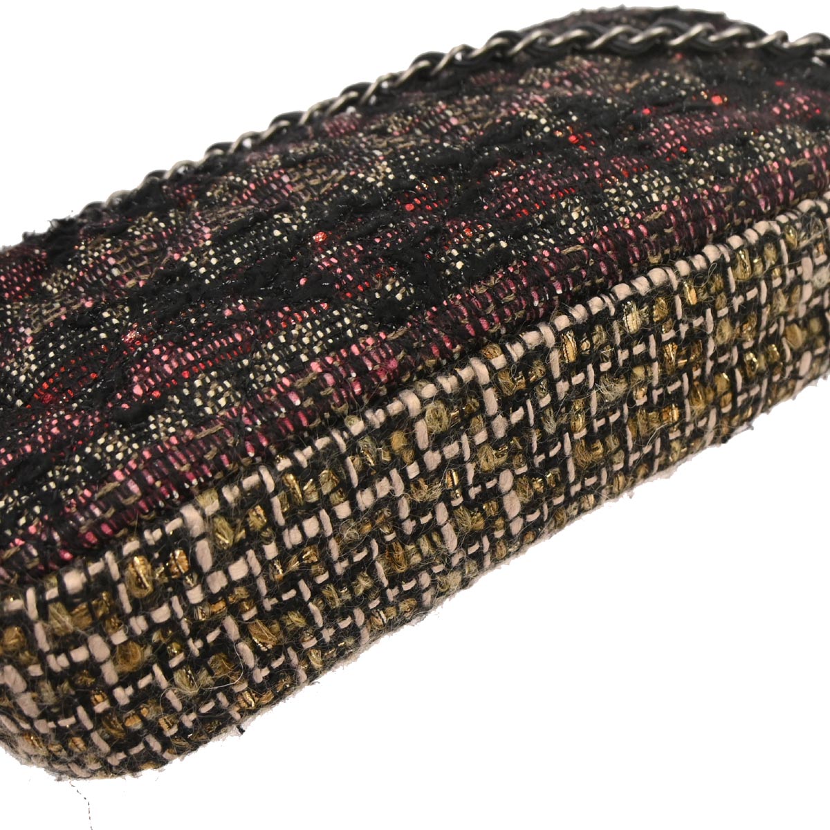 Chanel Black Tweed Shoulder Bag